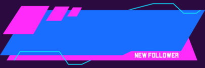 Twitch Alert Box Design Template with Modern Graphics and a Futuristic Vibe