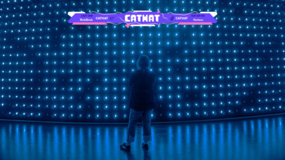 Twitch Overlay Generator Featuring Colorful Banners and a Fun Font