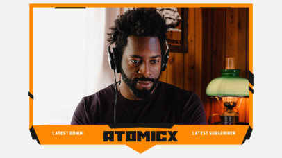 OBS Webcam Frame Design Creator for a Cool Streamer With Modern Graphics