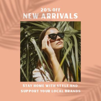 Instagram Post Video Maker for a Local Store with a Tropical Vibe 4714
