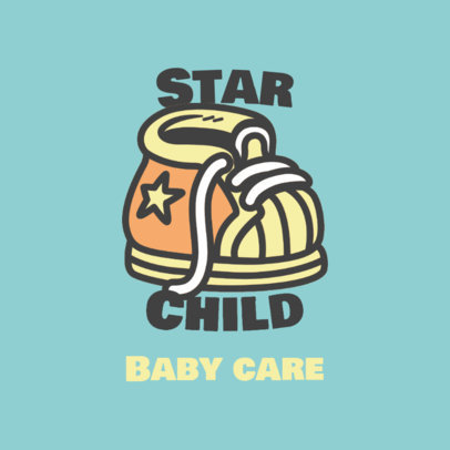 Logo Design Template for a Baby Care Center 