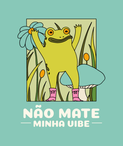 Fun Tote Bag Design Maker Featuring a Frog Wearing Cowboy Boots 4387e