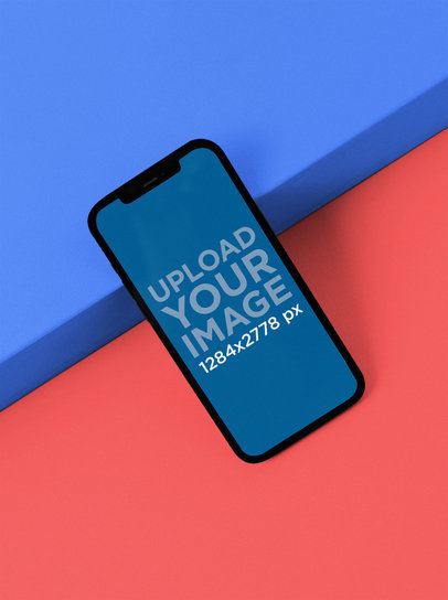 Digital Mockup of an iPhone 12 Pro Max in a Color-Custom Set
