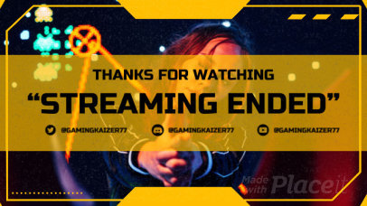 Twitch End Screen Video Maker With an eSports Aesthetic 4657