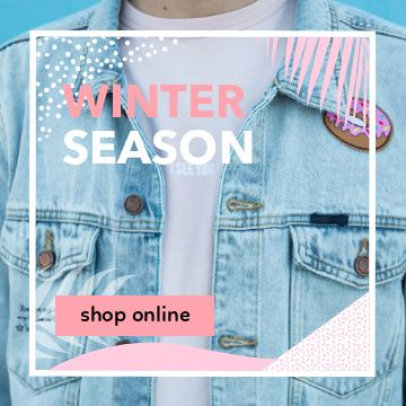 Instagram Post Video Generator for a Clothing Brand's Winter Collection 4732