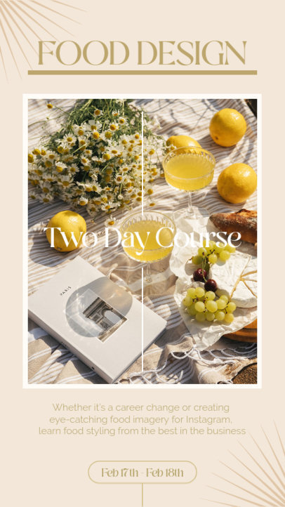 Informative Instagram Story Creator for Food Designers 4396d