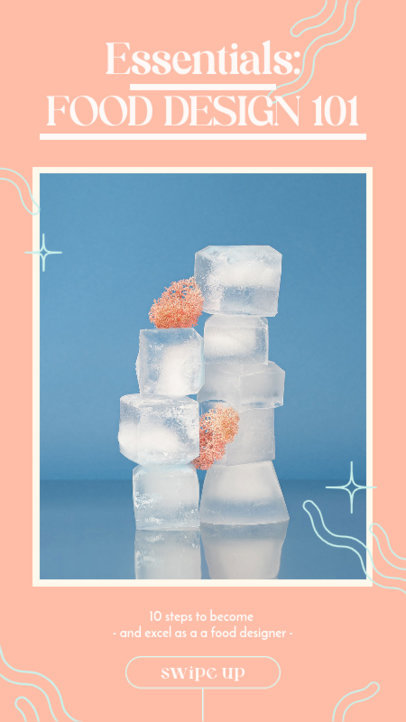 Insta Story Template for Food Designers 4396a