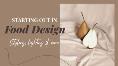 YouTube Thumbnail Creator for a Food Design-Themed Post