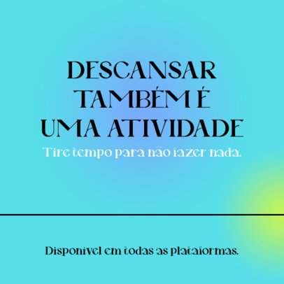 Instagram Post Generator Featuring a Gradient Background for a Podcast