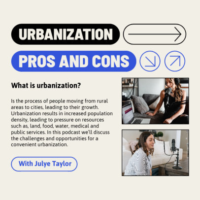 Politics-Themed Instagram Post Design Creator Featuring Text and Pictures for a Carousel