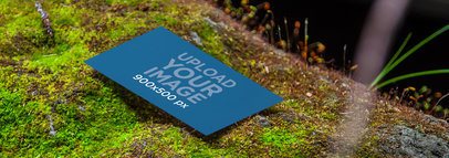 Business Card In The Nature Wide 6755