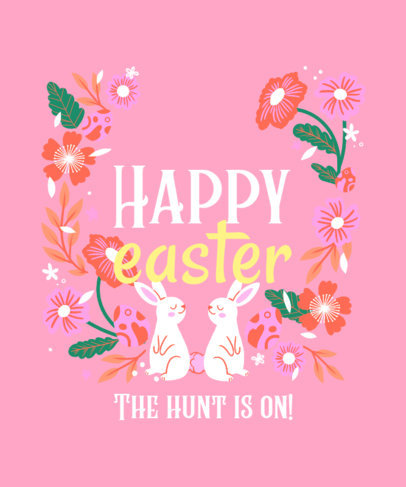 T-Shirt Design Creator with Cute Easter Illustrations