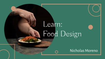 YouTube Thumbnail Template to Teach About Food Design Styling