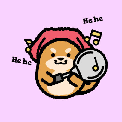 Avatar Logo Creator Featuring a Dog Holding a Cooking Pan