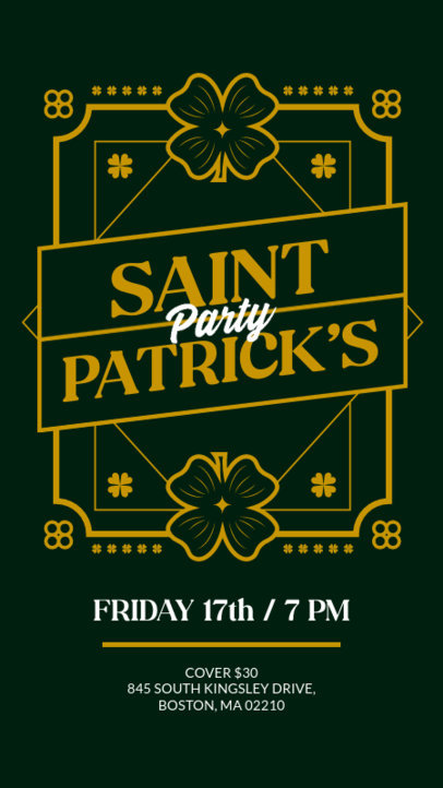 Instagram Story Maker for a St Patrick’s Day Party