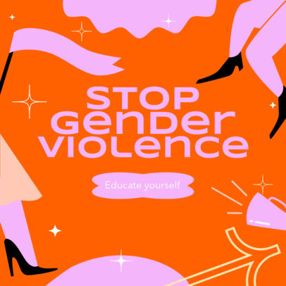 Instagram Post Template for an International Women's Day Carousel