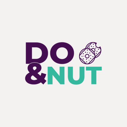 Online Logo Template for a Homemade Donut Shop