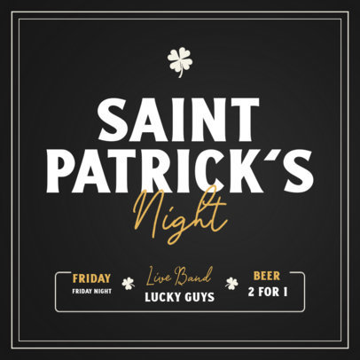 Instagram Post Generator for a Saint Patrick's Day Party