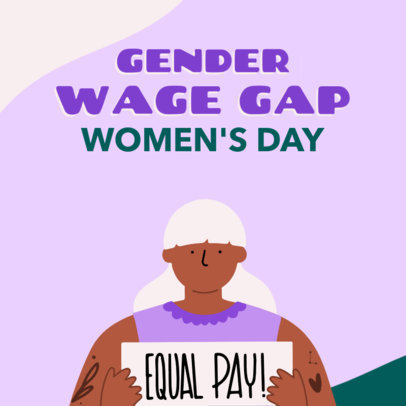 Women's Day-Themed Instagram Post Design Generator Advocating Gender Equality