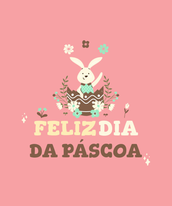 Illustrated T-Shirt Design Creator Featuring a Friendly Easter Bunny