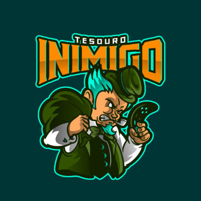 e-Sports Logo Maker Featuring a Gamer Leprechaun 4951d