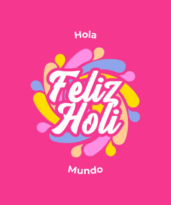 Festival of Colors-Themed T-Shirt Design Generator