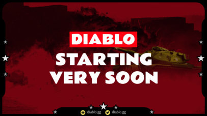 Military-Themed Twitch Starting Soon Screen Maker Inspired by COD