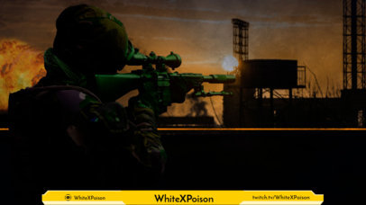 Twitch Overlay Generator Inspired by Call of Duty and War Games