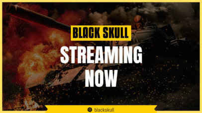 War-Themed Twitch Screen Generator with a Simple Layout