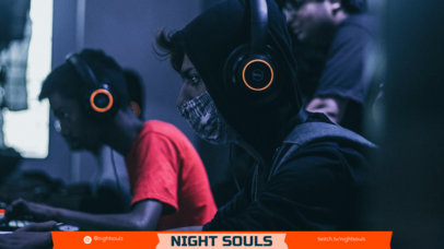 Twitch Overlay Template with a COD-Inspired Style