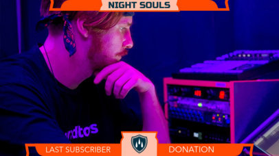 Twitch Webcam Frame Template with a COD-Inspired Style