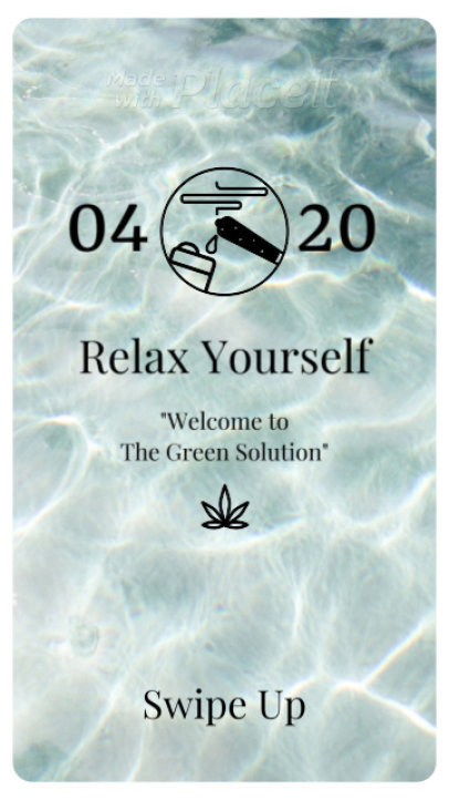 Instagram Story Video Maker with a Relaxing Vibe for 420