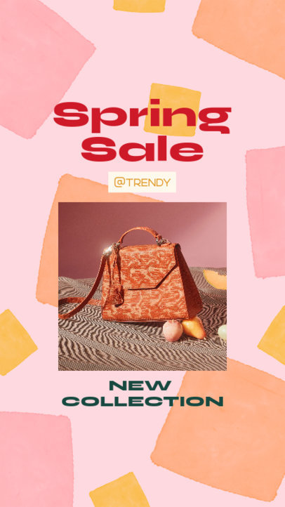 Fashionable Instagram Story Maker for a Spring Sale