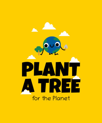 Ecology-Themed T-Shirt Design Creator for Earth Day