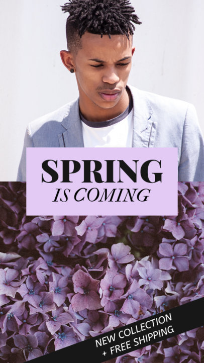 Spring-Themed Instagram Story Generator for a New Clothing Collection