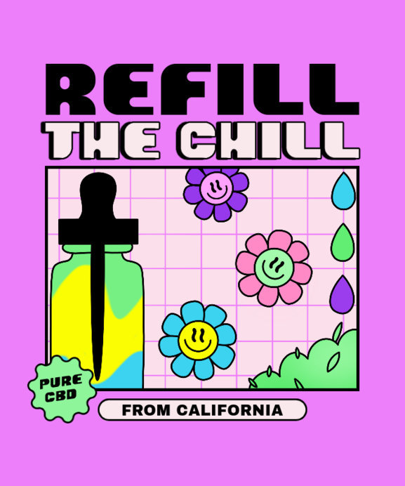 Placeit - Cannabis-Themed T-Shirt Design Generator With a CBD Dropper ...