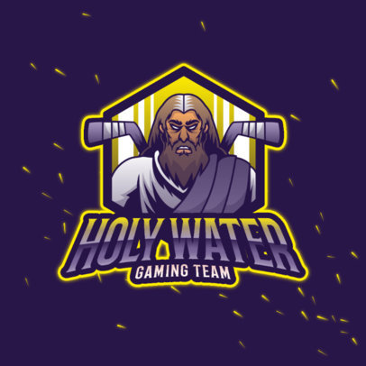 Sports Logo Maker Featuring a Jesus Christ Theme