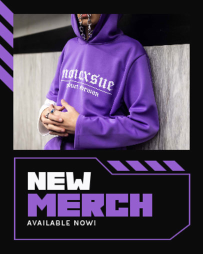 Twitch Info Panel Design Template to Promote a Streamer's Merch 4892-el1