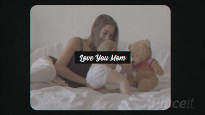 Intro Video Creator for Mother's Day with a Vintage Film Theme