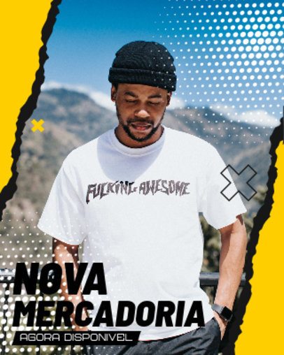 Twitch Promo Panel Creator with a Frame to Display a Gamer's Merch 4896b-el1