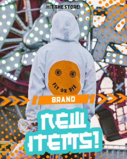 Cool Twitch Panel Design Template to Showcase a New Merch Collection 4898e-el1