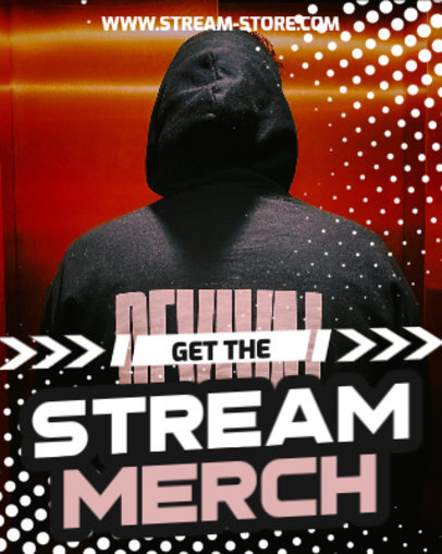 Twitch Panel Design Generator for Gaming Streamers to Promote Apparel Merch 4898c-el1