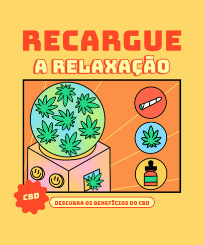 T-Shirt Design Maker to Celebrate 420 With a Quote in Portuguese