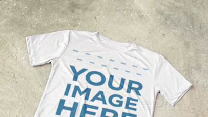 Custom Soccer Jerseys - Jersey Lying on a Concrete Surface