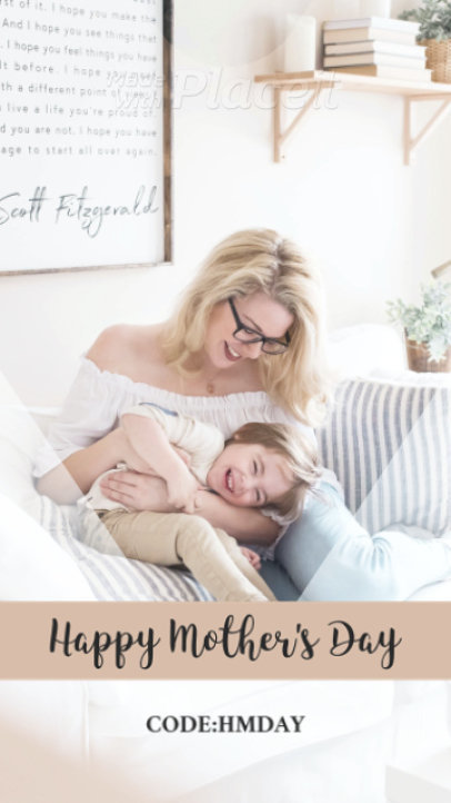 Instagram Story Video Maker for a Mother's Day Promotion