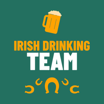 Instagram Post Maker with a St Patrick's Day Theme Featuring a Beer Icon