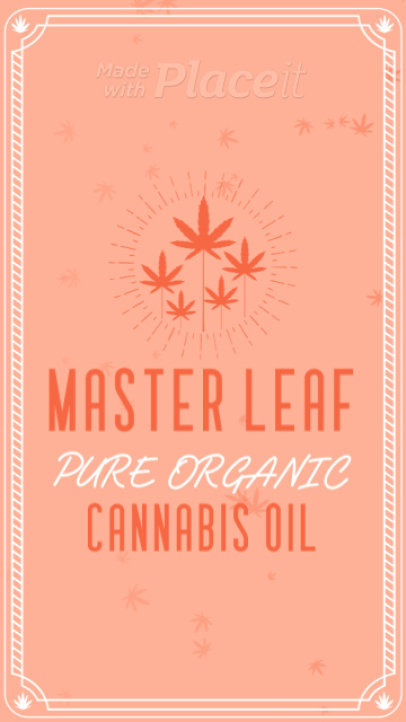 Instagram Story Video Maker Featuring a 420 Theme and Simple Animations