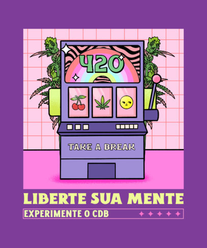 Trendy T-Shirt Design Creator to Celebrate 420