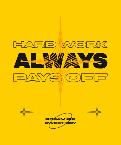 Urban-Styled T-Shirt Design Generator with a Quote for Labor Day 4307l-4467