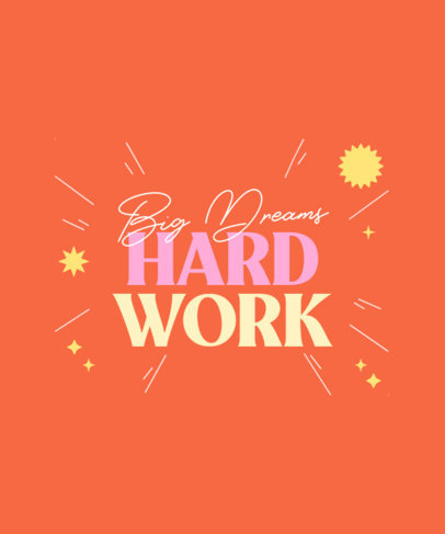 Quote T-Shirt Design Maker for Labor Day with Modern Typography